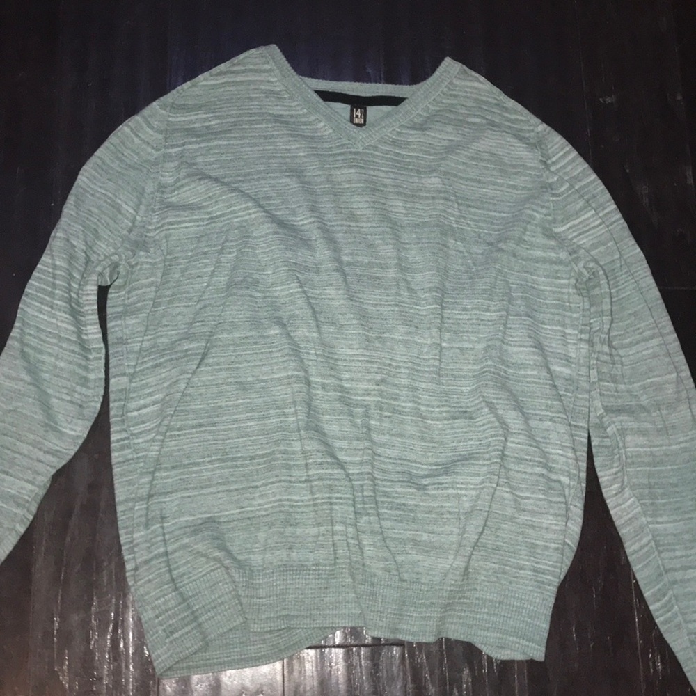 A great blue sweater